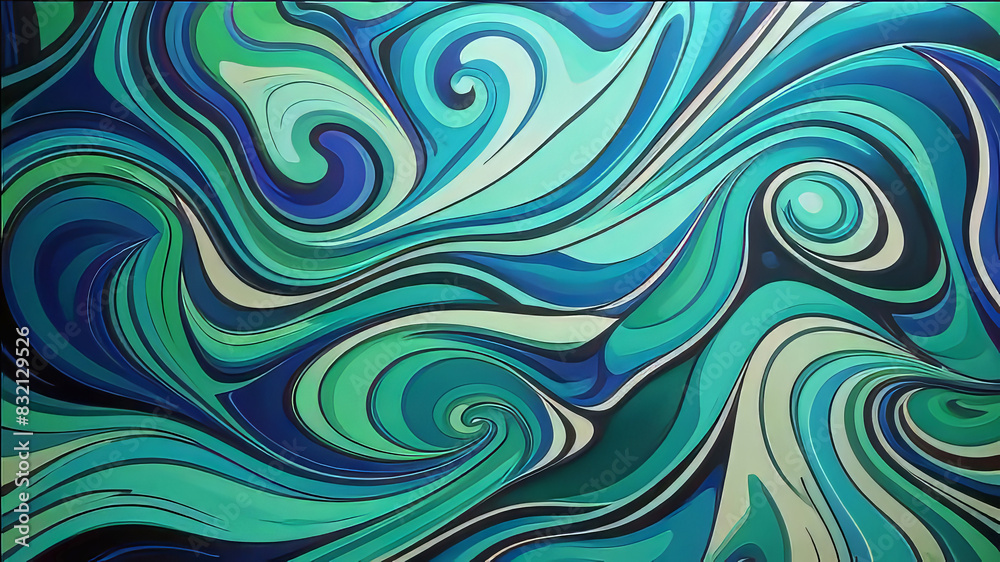 Abstract background of cool blue and green tones, feeling modern and elegant, sophisticated look. Abstract background of cool blue and green tones, feeling modern and elegant, sophisticated look.