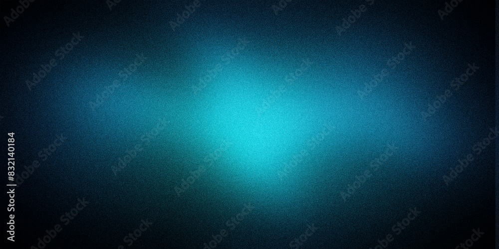 Fototapeta premium A cool and calming gradient background transitioning from deep navy blue to bright turquoise, creating a serene visual effect. Ideal for adding a refreshing touch to digital and print projects