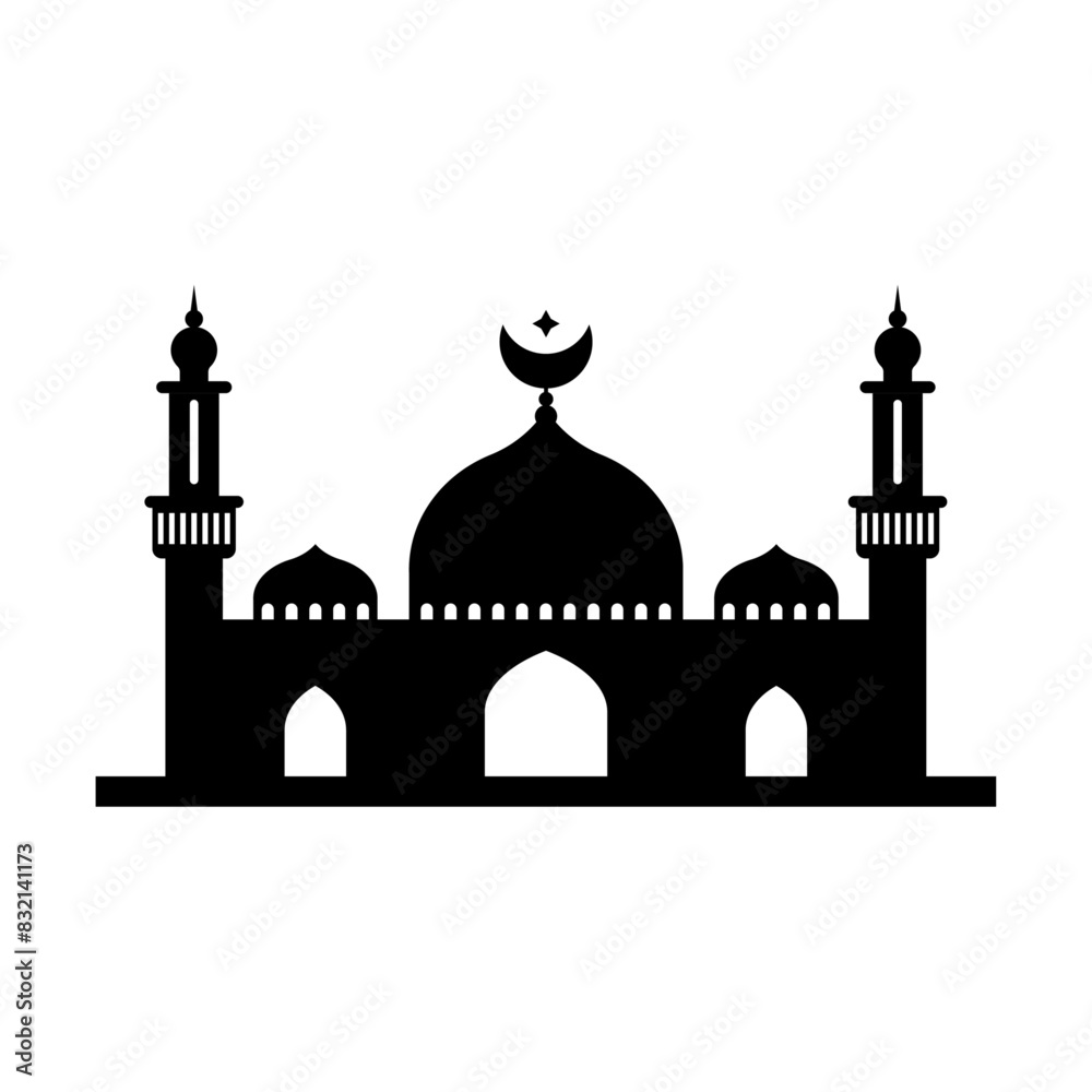 Mosque Vector Silhouette