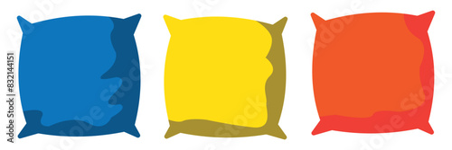 Pillow icon vector for web and mobile app. Pillow sign and symbol. Comfortable fluffy pillow. pillow icon. pillow icon thin line outline linear pillow symbol for logo, web, app, UI. 7891