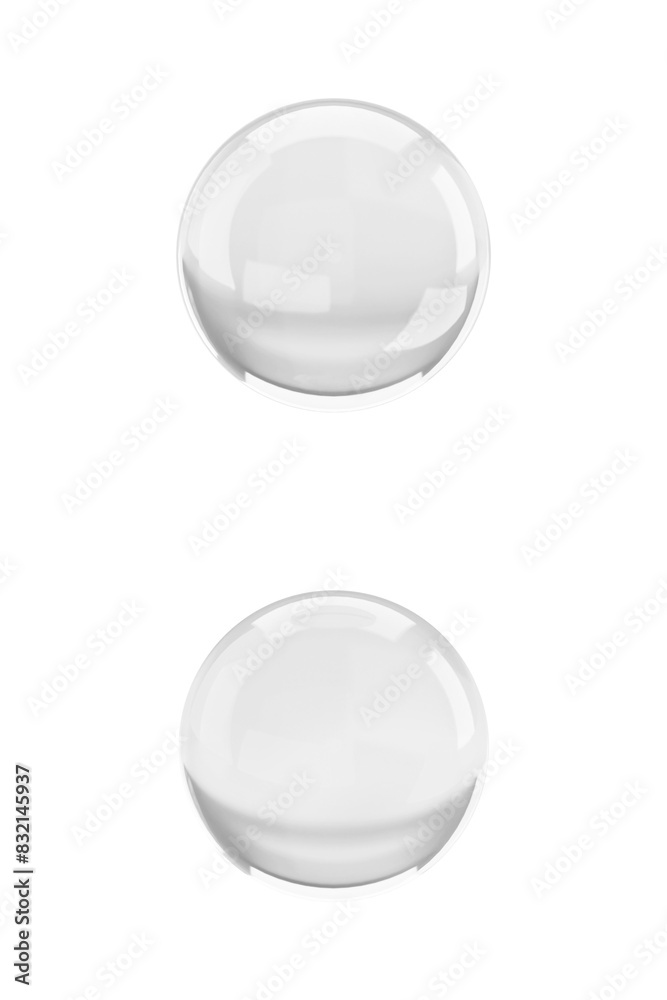 Colon PNG sign in 3D bubble, transparent background Colon PNG sign in 3D bubble, transparent background