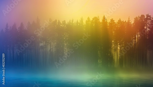 Rainbow spectrum in misty air © positfid