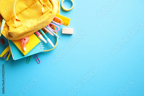 Obraz na plátně Colorful Back to School Concept
