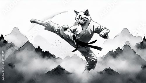 格闘技を極めた武闘家の猫
 photo