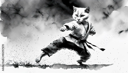 格闘技を極めた武闘家の猫
 photo