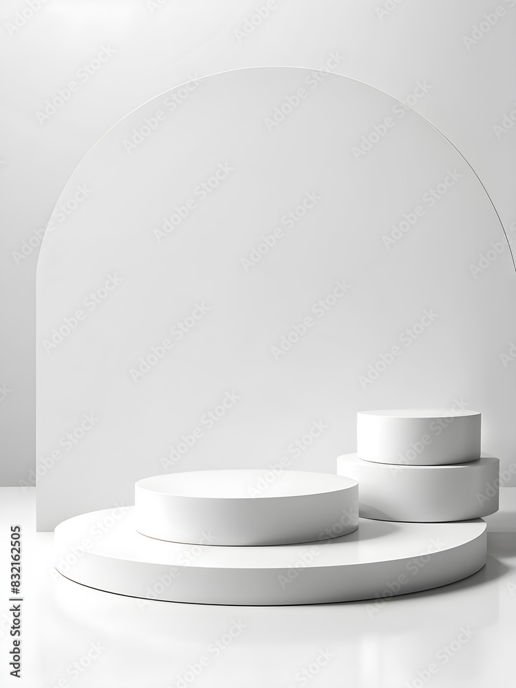 Blank product three podium. Minimal scene mockup with 3 stone, product podium with copy space, promotions, cosmetic product showcases. copy space
Blank product three podium. Minimal scene mockup with 3 stone, product podium with copy space, promotions, cosmetic product showcases. copy space
