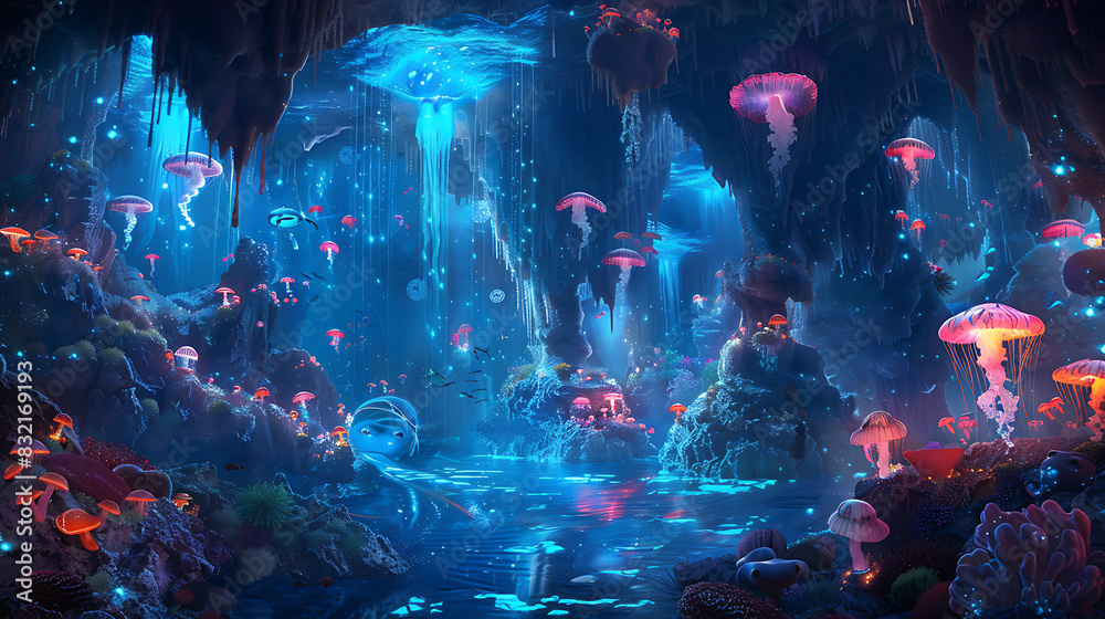 The Luminous Abyssal Grotto
