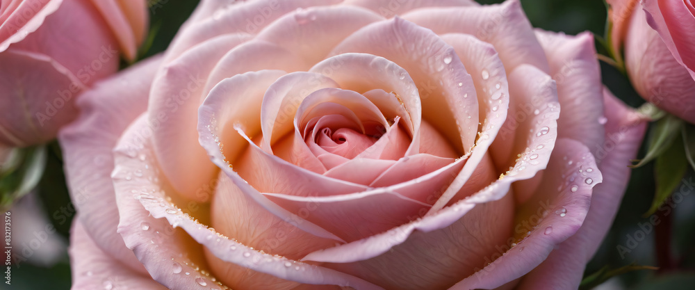 Pink rose with droplet Pink rose with droplet