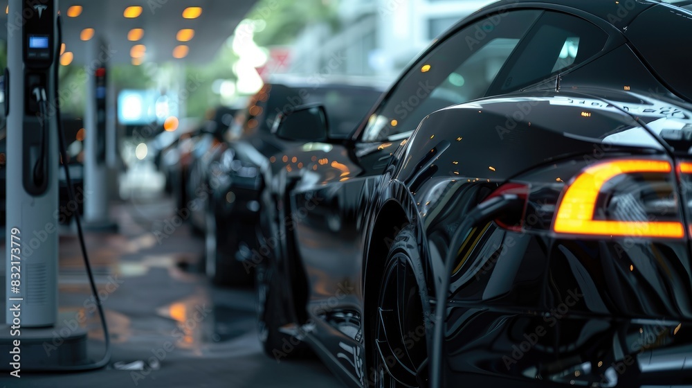 Urban Congestion: A Symphony of Steel in a Lineup Urban Congestion: A Symphony of Steel in a Lineup