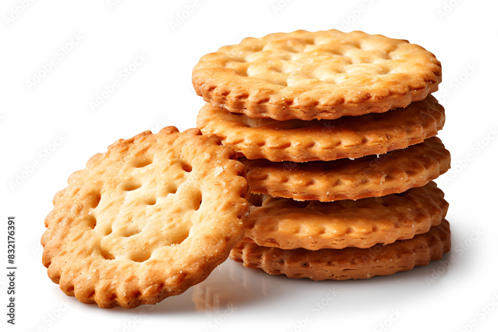 a stack of cookies sitting on top of each other a stack of cookies sitting on top of each other