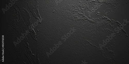 black textured wall with pattern.  space for text photo
