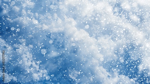 Abstract Texture of Snow in Winter Background