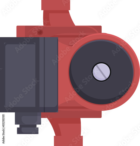 Vibrant cartoon fire hydrant illustration in flat design style for firefighting equipment and safety prevention in the city's municipal infrastructure