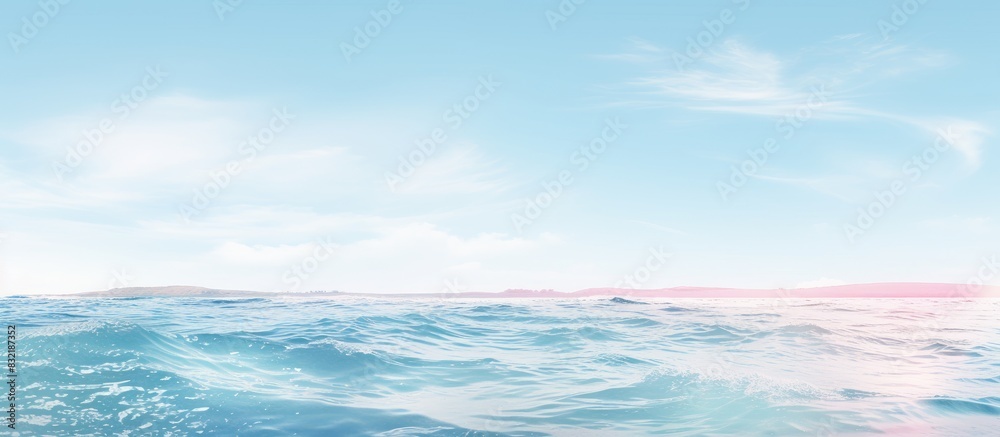 An abstract sea seascape abstract summer sea background sale concept. Creative banner. Copyspace image