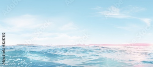 An abstract sea seascape abstract summer sea background sale concept. Creative banner. Copyspace image