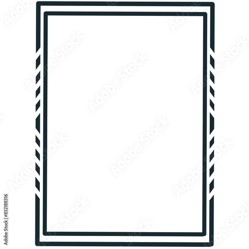 black and white frame