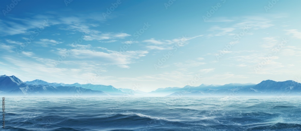 By the ocean. Creative banner. Copyspace image