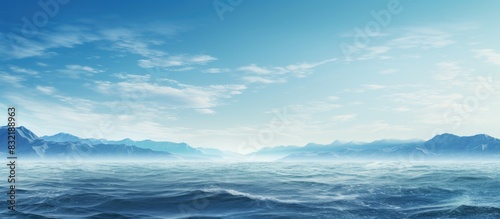 By the ocean. Creative banner. Copyspace image