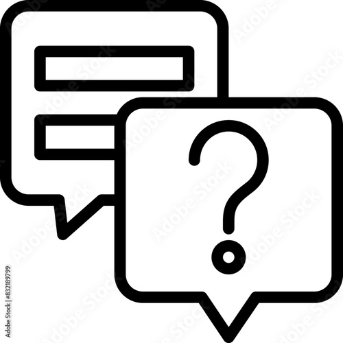question icon. Vector Illustration