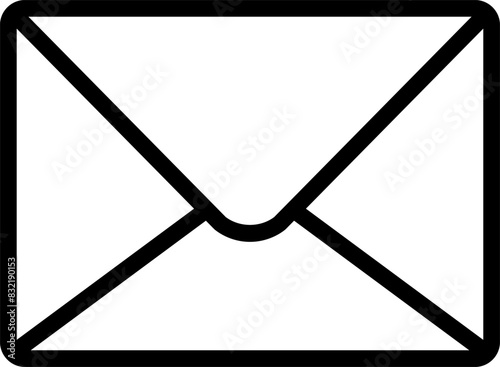 e mail line icon