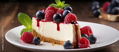 Cheesecake is a delectable dessert that boasts a creamy velvety texture and a delightful blend of flavors This dessert s foundation is typically made from a mixture of crushed graham crackers photo