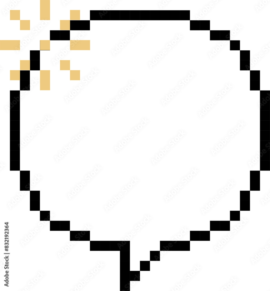 8bit retro game pixel speech bubble balloon icon sticker memo keyword planner text box banner, flat png transparent element design 8bit retro game pixel speech bubble balloon icon sticker memo keyword planner text box banner, flat png transparent element design