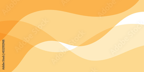 オレンジ色の曲線の背景