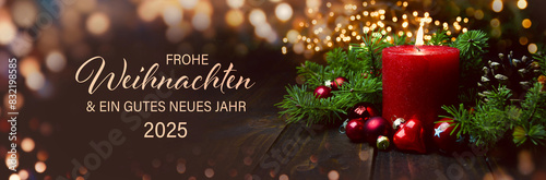 Christmas greeting card wit...