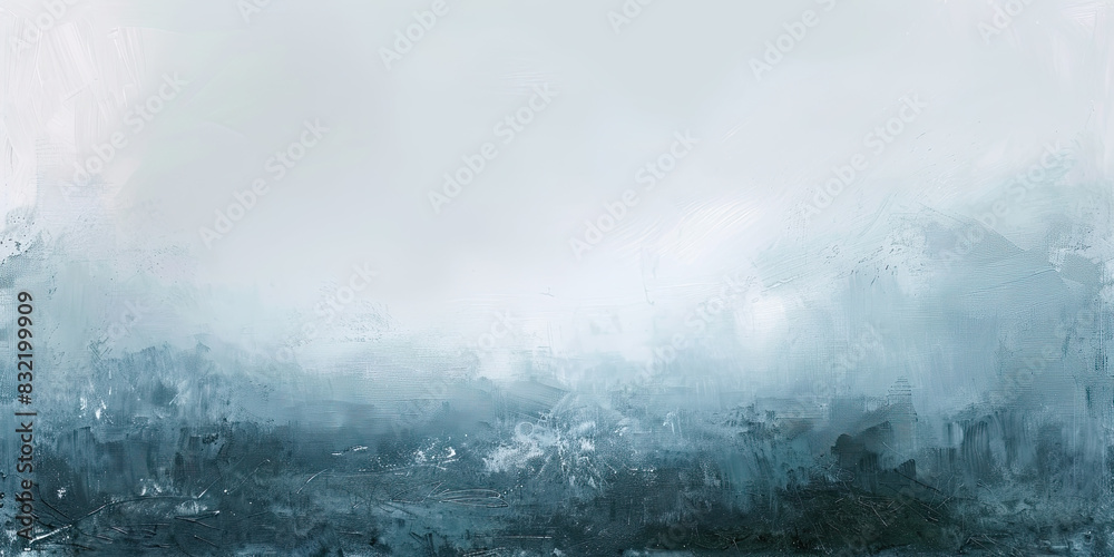 Oil paint strokes on wide canvas textured background decorating art painting illustration, generated ai	
