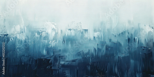 Oil paint strokes on wide canvas textured background decorating art painting illustration, generated ai	

