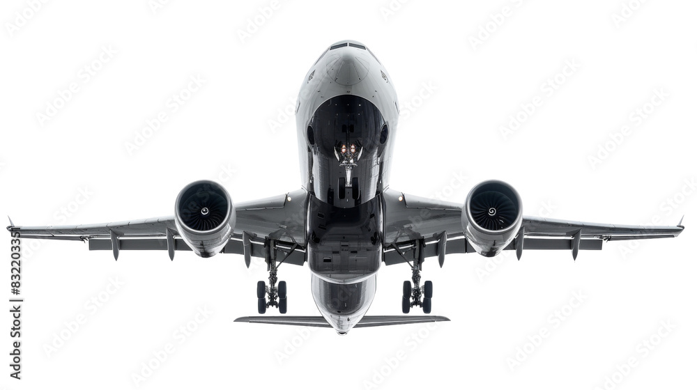 Fototapeta premium Wide body passenger airliner flying