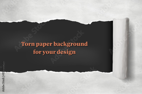 Torn paper background for your design