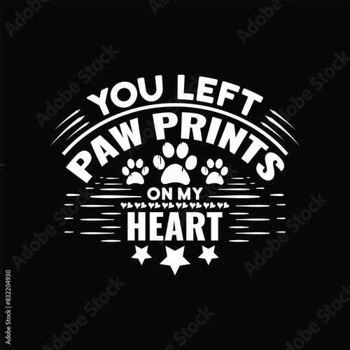 Dog typographic t shirt design vector graphic - Dog Lover quotes design.