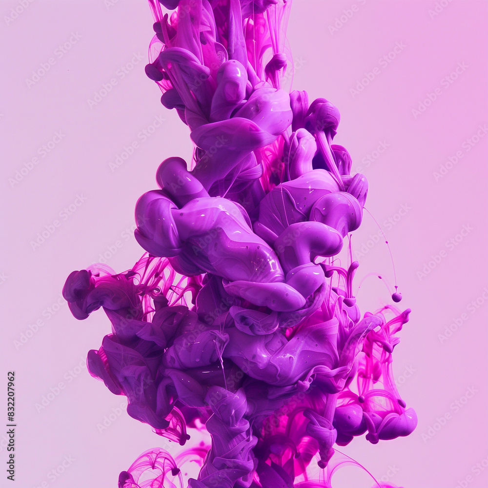 Dynamic purple drops ideal for artistic backgrounds.