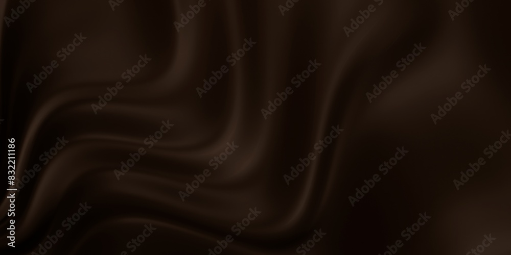 Fototapeta premium Hot chocolate texture tasty background. Melted liquid