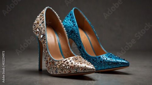 cone heels shoes