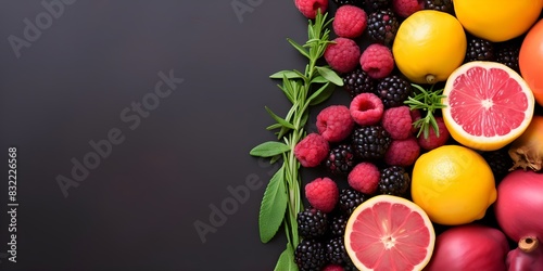 Vibrant fruits and vegetables on a pink background. Concept Food Photography  Vibrant Colors  Pink Backdrop  Fruits and Vegetables  Styling and Props