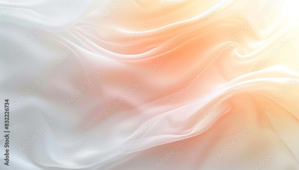 Fototapeta premium abstract background in delicate tones, smooth iridescence of lines, floral motif