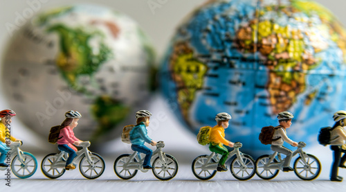 Miniature people toy figure photography