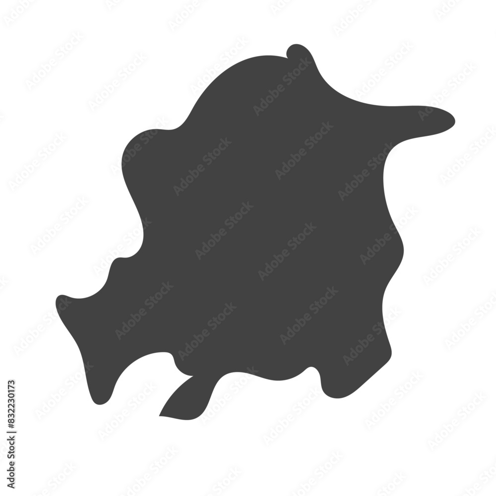 Yaracuy vector map design Yaracuy vector map design