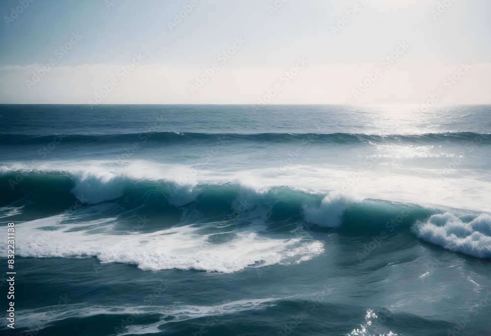 Fototapeta premium sea ​​water waves photo