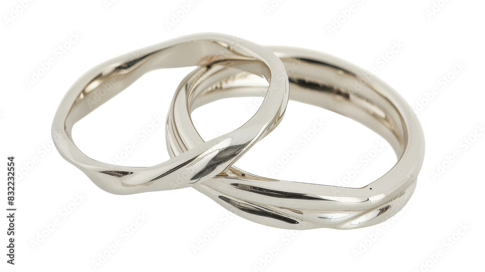 Two wedding silver rings Two wedding silver rings