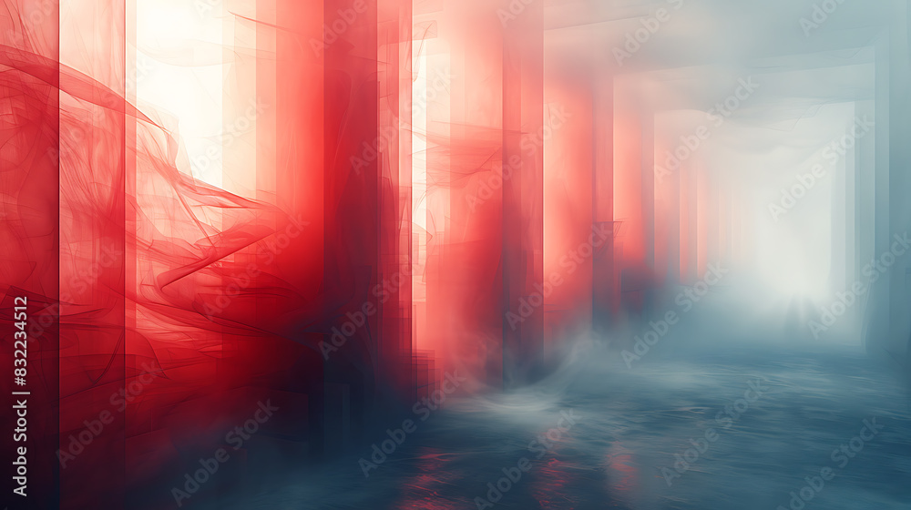 Elegant Tech Illustration with Abstract Textures & Expansive Digital Canvas
