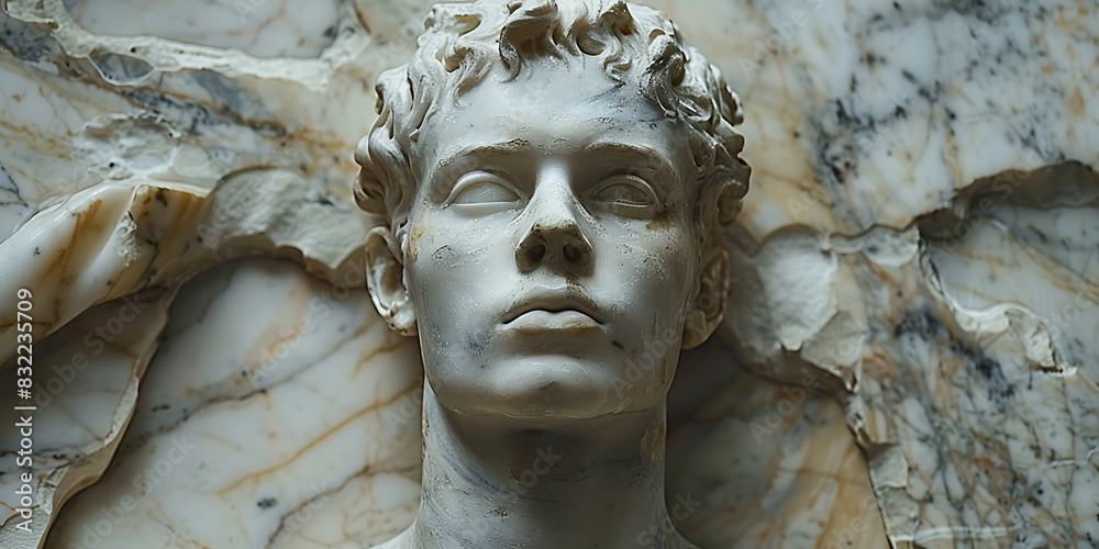 Contemporary Marble Sculpture Inspired by Classical Art