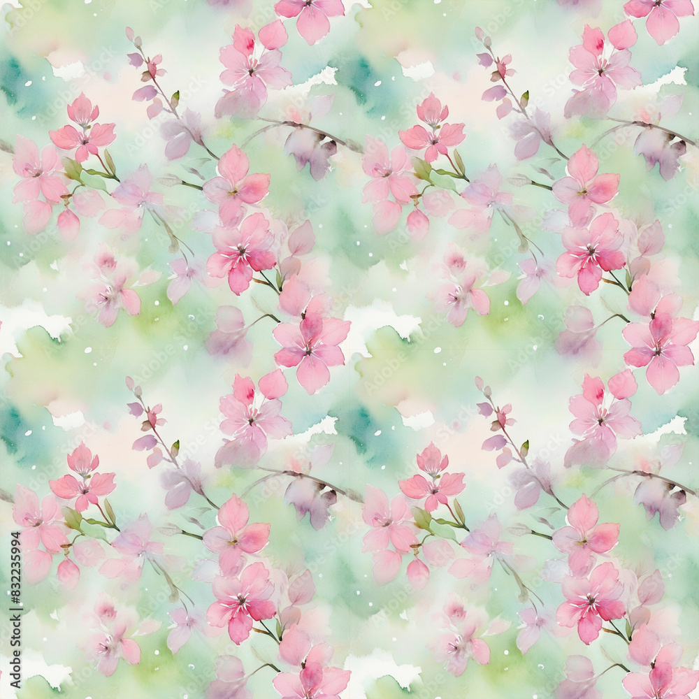 Fototapeta premium pink cherry blossom