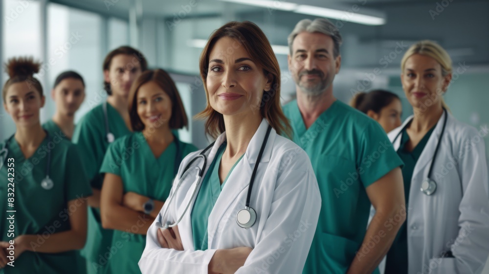 The confident medical team The confident medical team