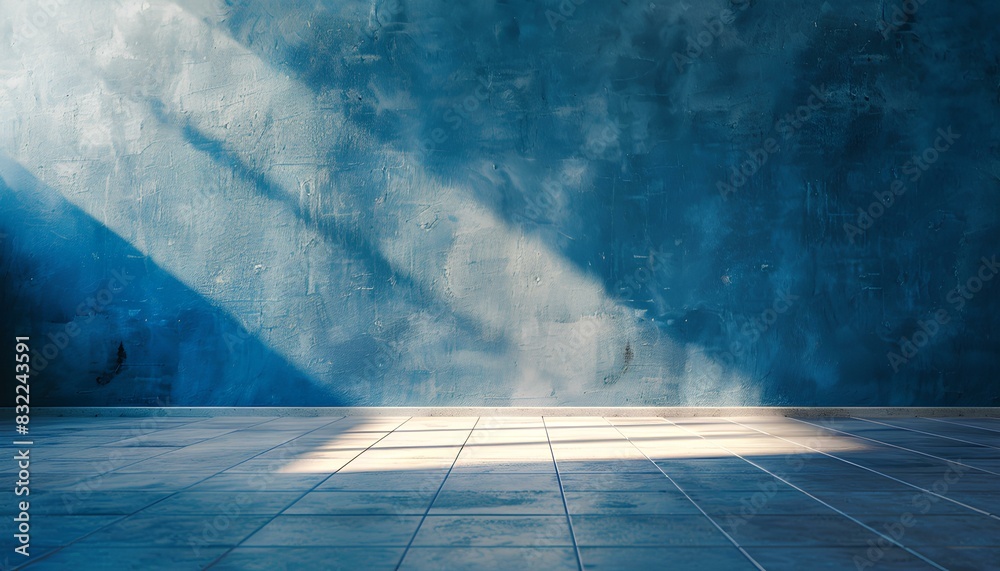 room with wall Interior, a background with blue walls room with wall Interior, a background with blue walls