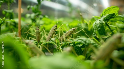 Wallpaper Mural Insect farming facility producing sustainable protein sources for human consumption, addressing future food security challenges. --ar 16:9 --style raw Job ID: 0cd02f40-271e-404a-ae60-b4f3f33dc1d1 Torontodigital.ca