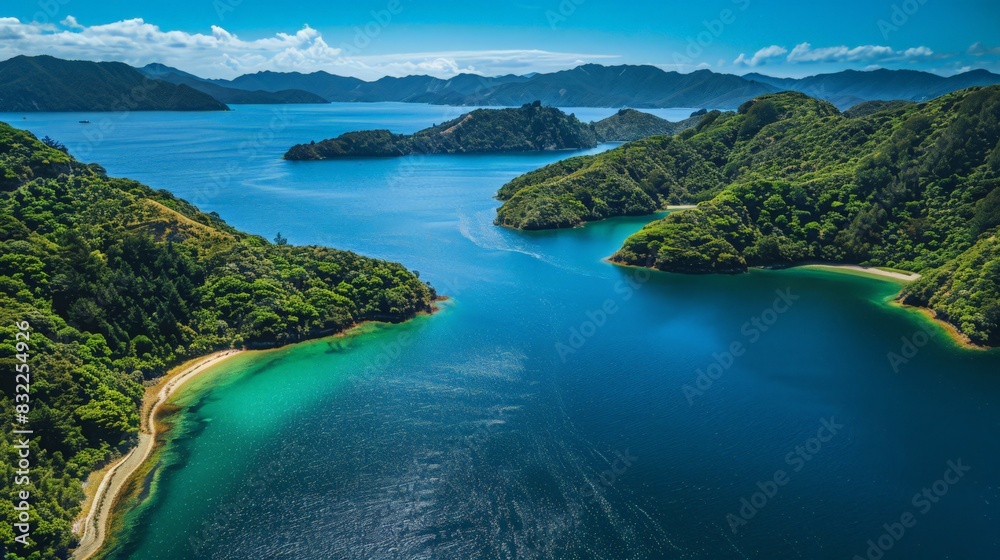 Marlborough Sounds, South Island, New Zealand, is a haven for nature lovers. Its pristine waters and lush green surroundings make it a standout destination in Oceania. Marlborough Sounds, South Island, New Zealand, is a haven for nature lovers. Its pristine waters and lush green surroundings make it a standout destination in Oceania.