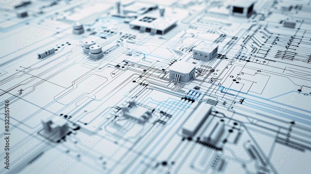 Electronics engineering drawing or circuit schematic Electronics engineering drawing or circuit schematic